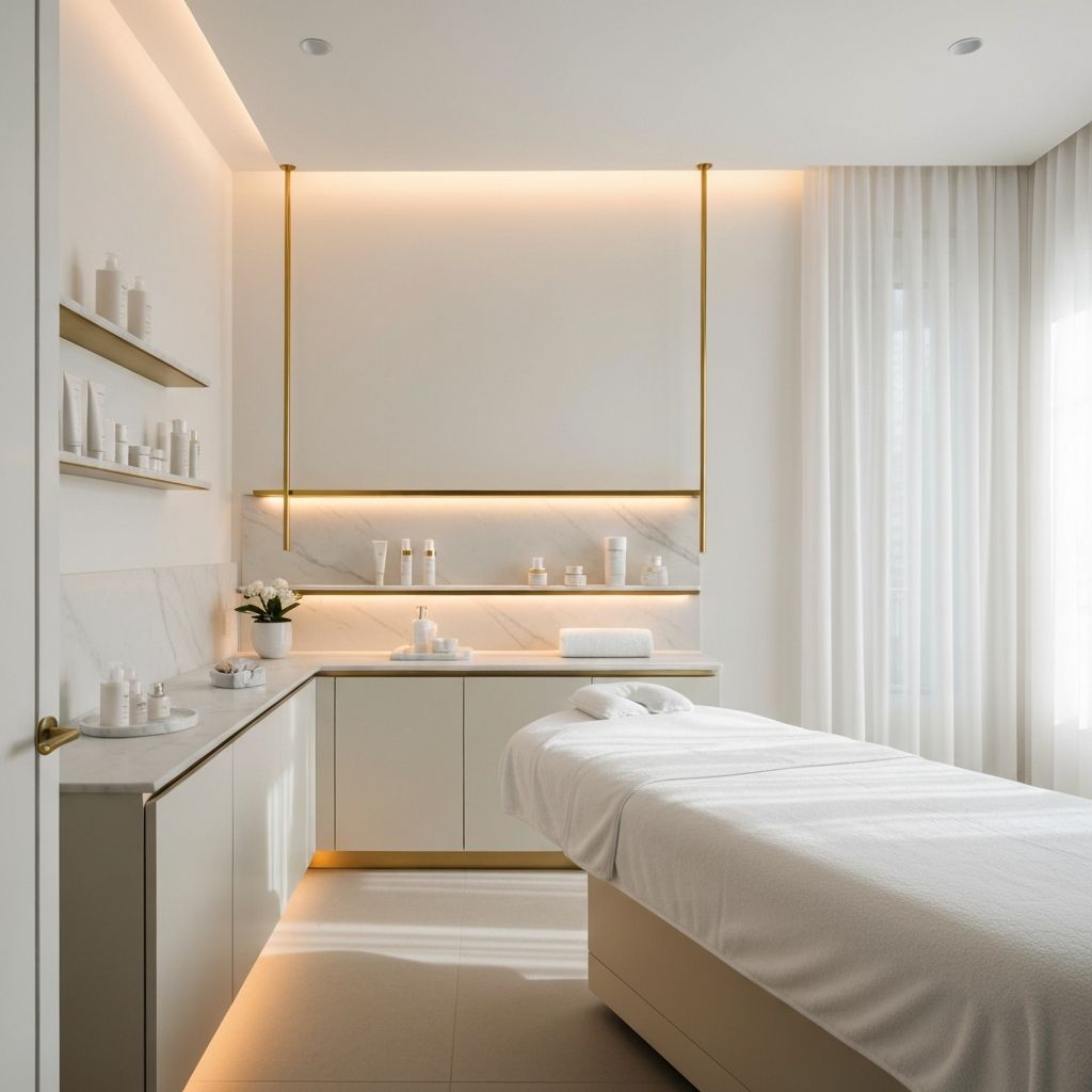 Interior del centro de est\u00e9tica Aura